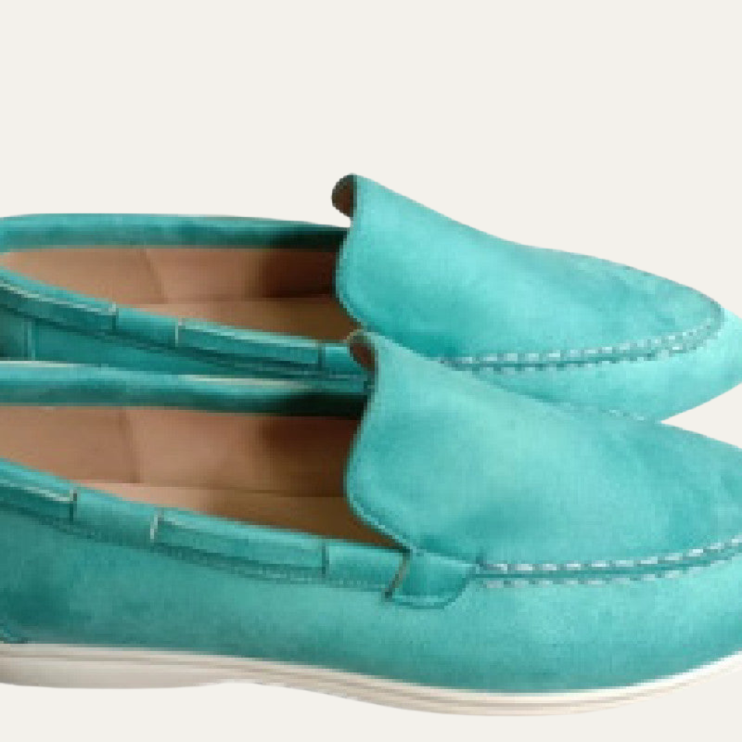 Men’s Modern Slip On Suede Platform Loafers