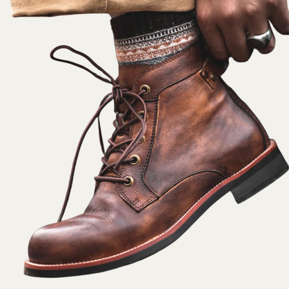 Men’s Classic Leather Lace-Up Boots