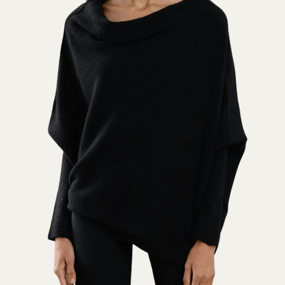 Women’s Off-Shoulder Relaxed Knit Sweater