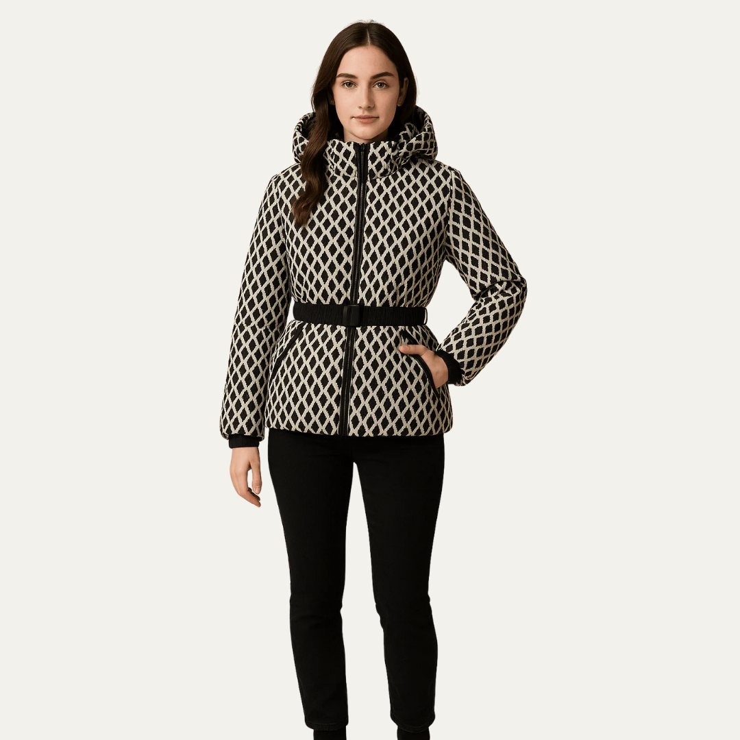 Women’s Belted Hooded Puffer Jacket
