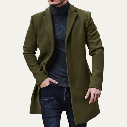 Men’s Winter Classic Three Button Overcoat