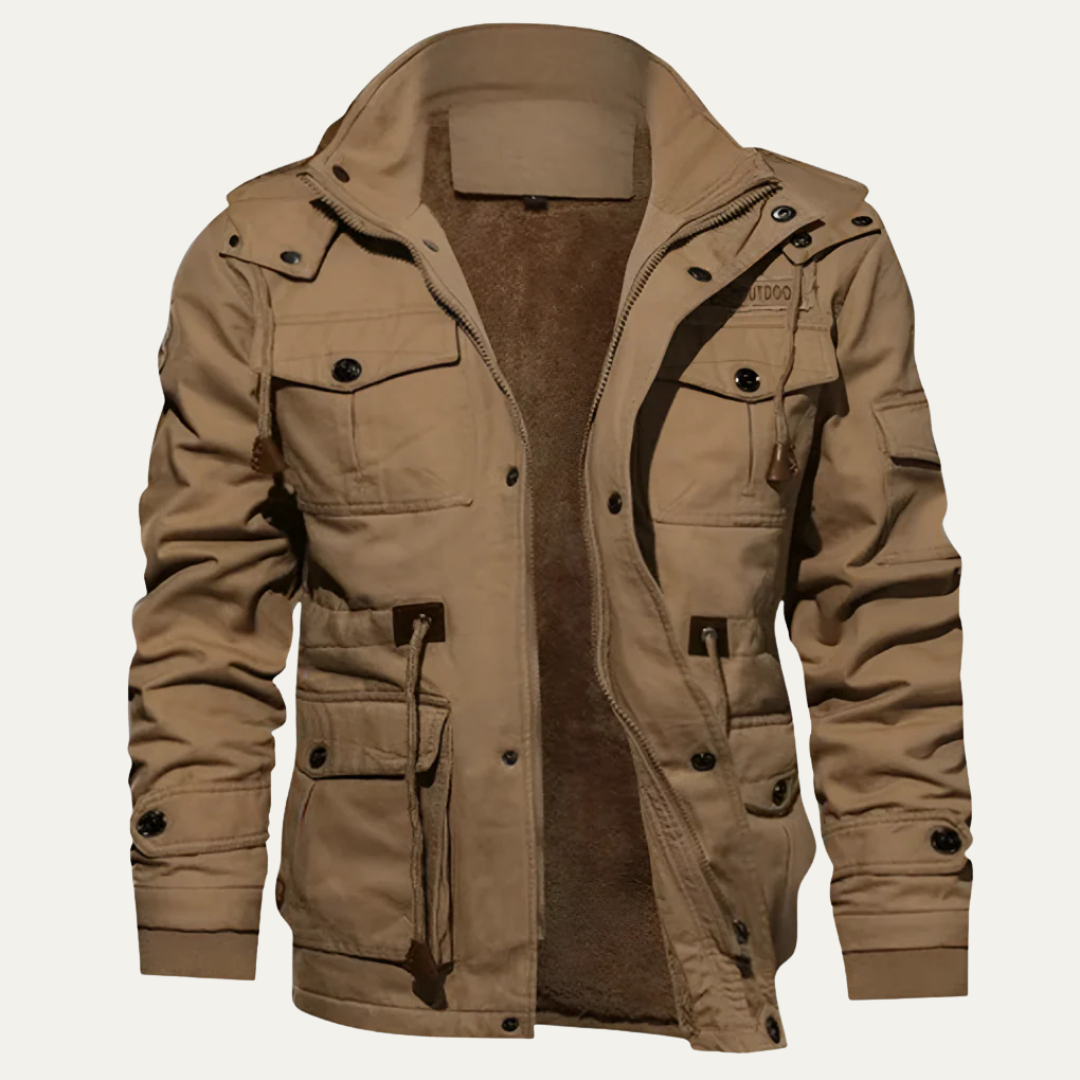 Men’s Winter Multi Pocket Cargo Jacket