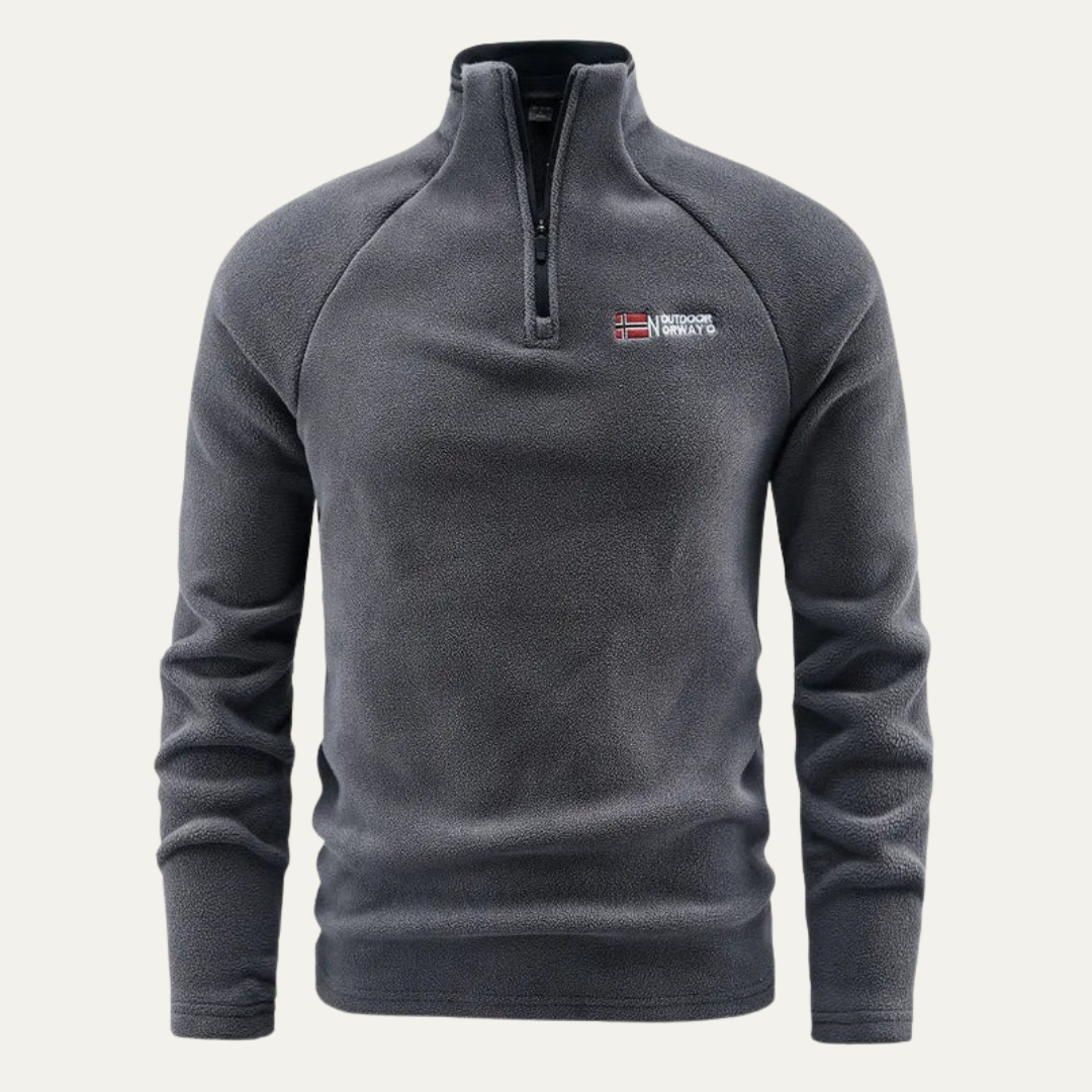 Men’s Cozy Fleece Quarter-Zip Pullover