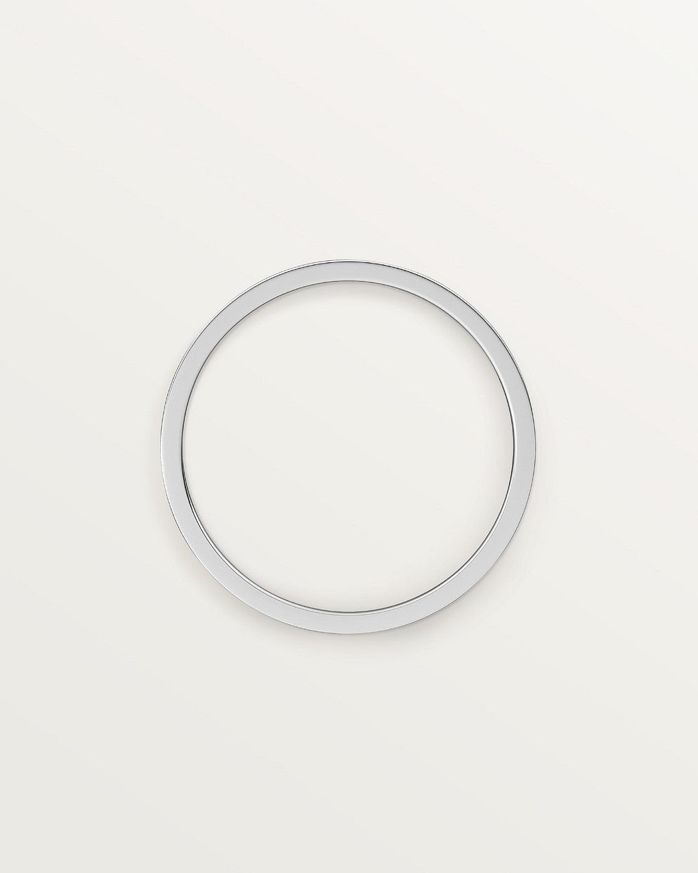 Aria - Unisex ring in silver, size 1, zinc alloy