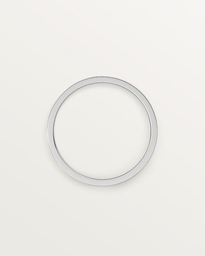 Aria - Unisex ring in silver, size 1, zinc alloy
