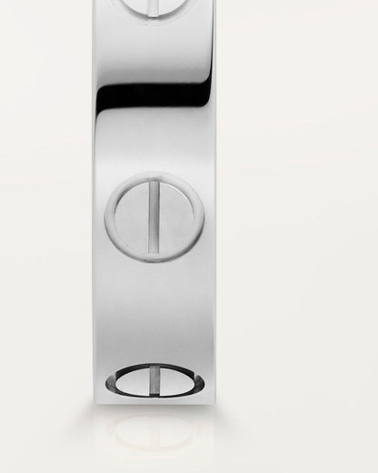 Aria - Unisex ring in silver, size 1, zinc alloy