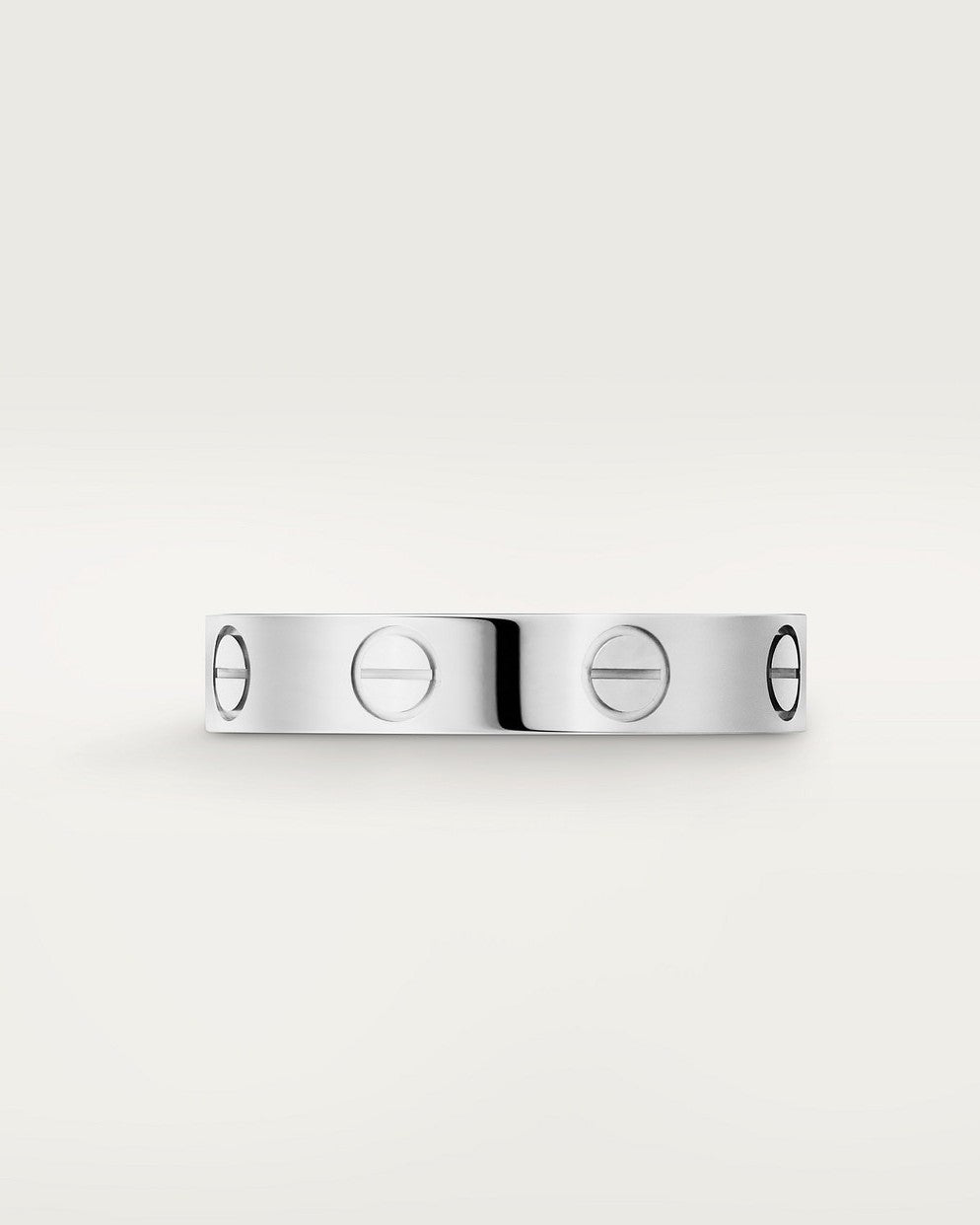 Aria - Unisex ring in silver, size 1, zinc alloy