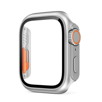 Clear Protective Phone Case with Glass Screen Cover