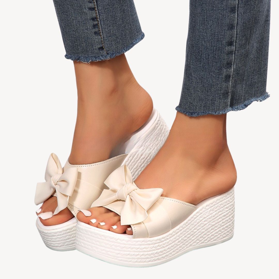 Women's Orthopedic Bow Knot Wedge Sandals