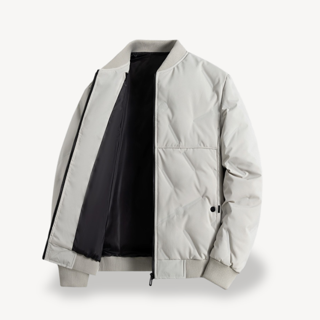 Men's Hybrid Puffer Bomber Jacket