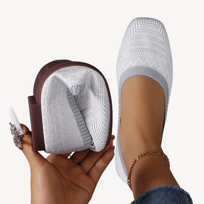 Women's Orthopedic Square Toe Flats