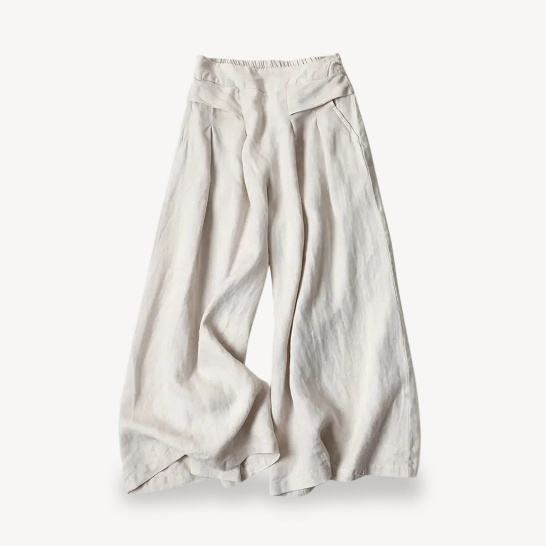 Women's Wide-Legged Linen Culottes