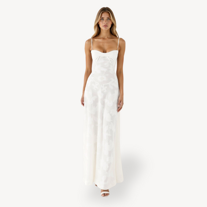 Women's Floral Lace Maxi Dress