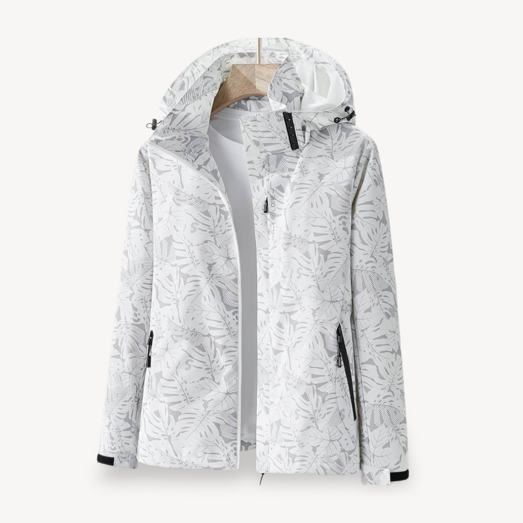 Men's Floral Print Windbreaker Jacket