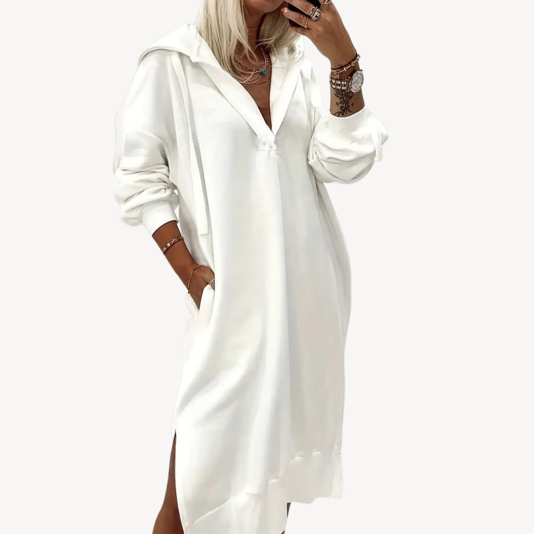 Women's Hooded Sweatshirt Dress