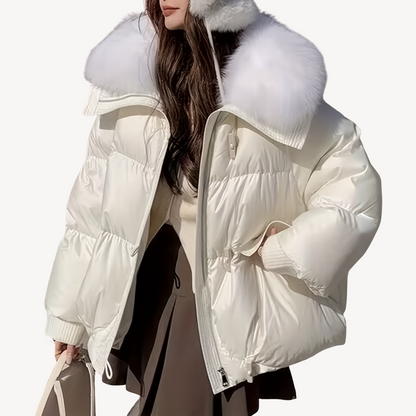 Women’s Faux Fur Collar Puffer Jacket