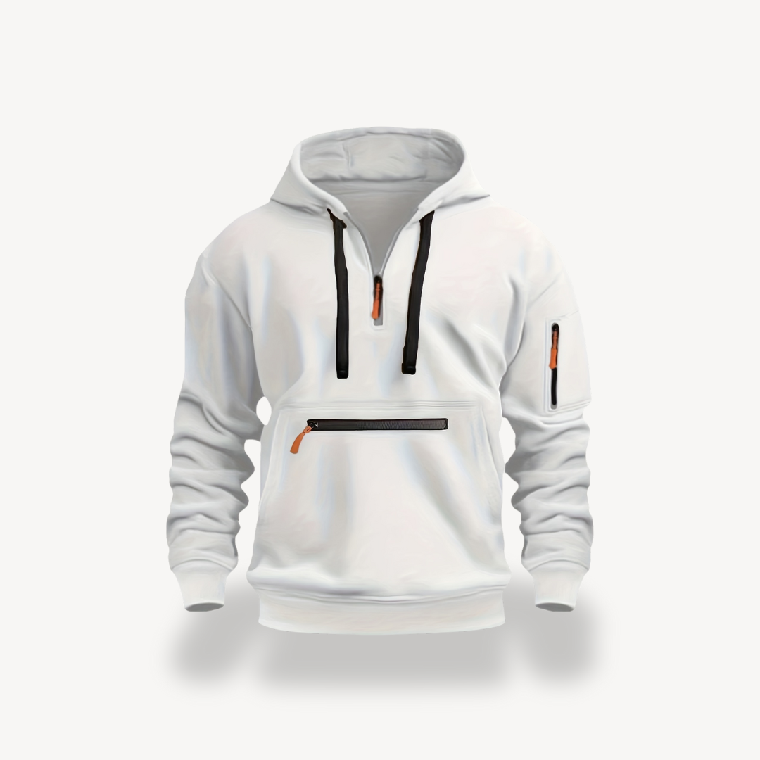 Men’s Cotton Blend Zip Hoodie