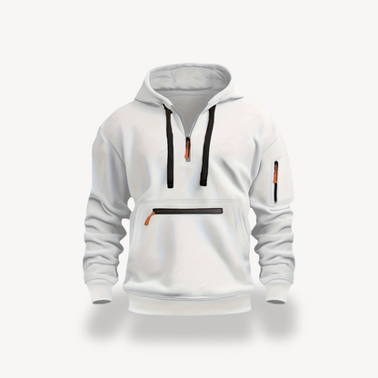 Men’s Cotton Blend Zip Hoodie