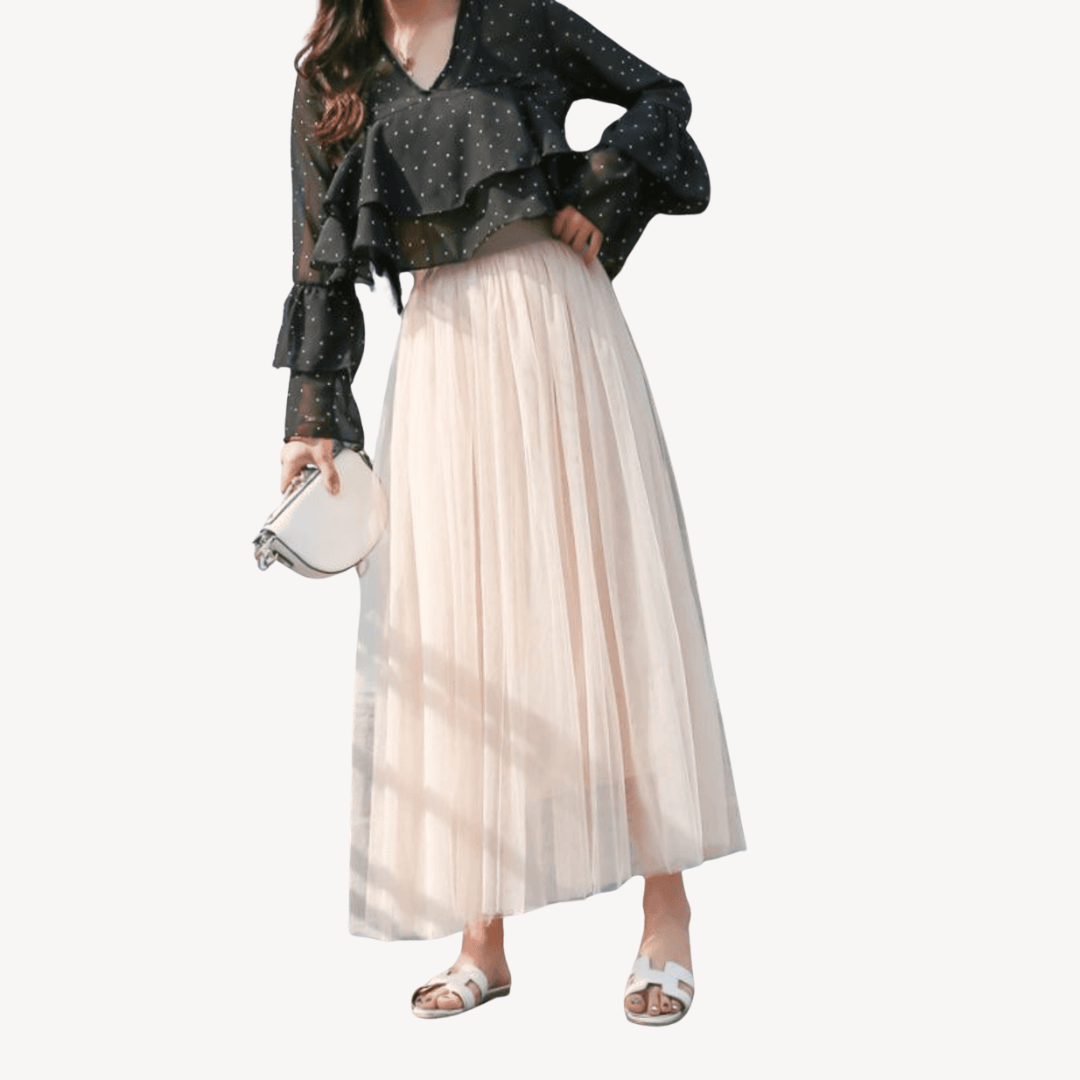 Tulle Maxi Skirt for Women