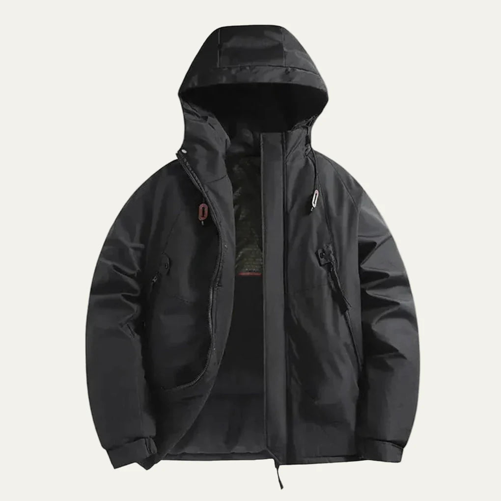 Men’s Thickened Warm Hooded Winter Parka