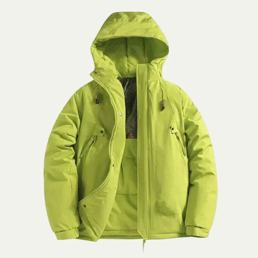 Men’s Thickened Warm Hooded Winter Parka