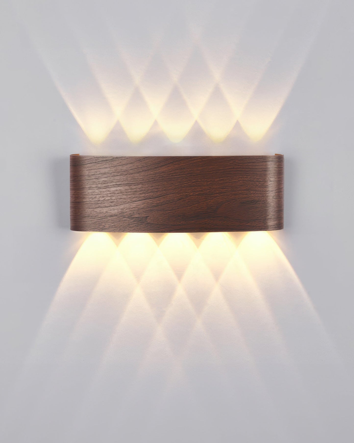 Rustic Wooden LED Outdoor Wall Light Waterproof