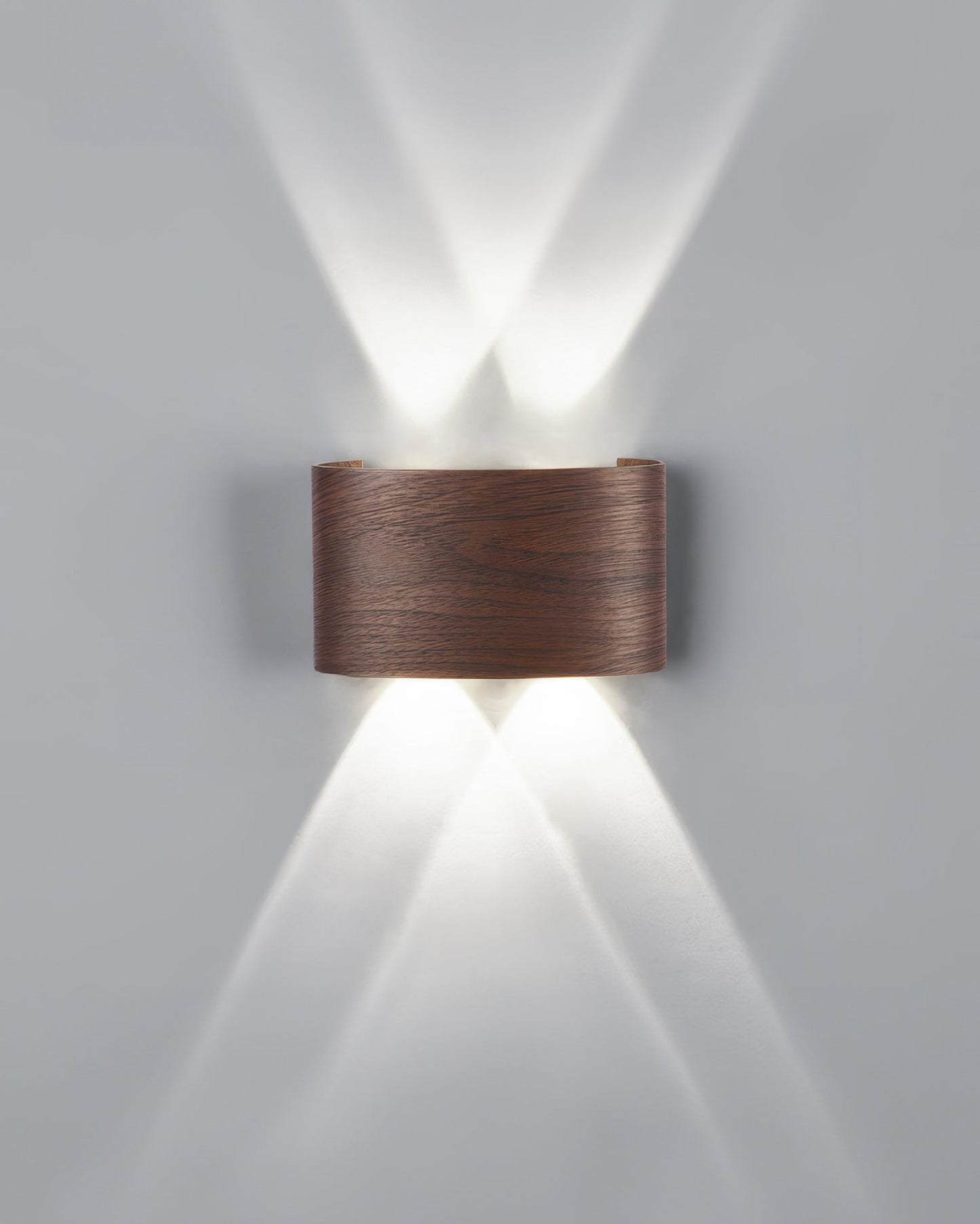 Rustic Wooden LED Outdoor Wall Light Waterproof