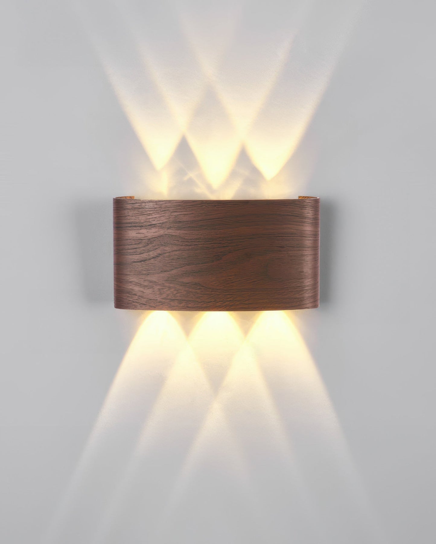 Rustic Wooden LED Outdoor Wall Light Waterproof