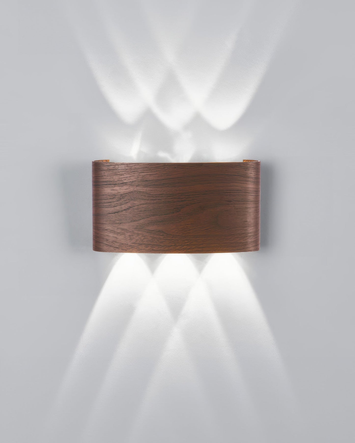 Rustic Wooden LED Outdoor Wall Light Waterproof