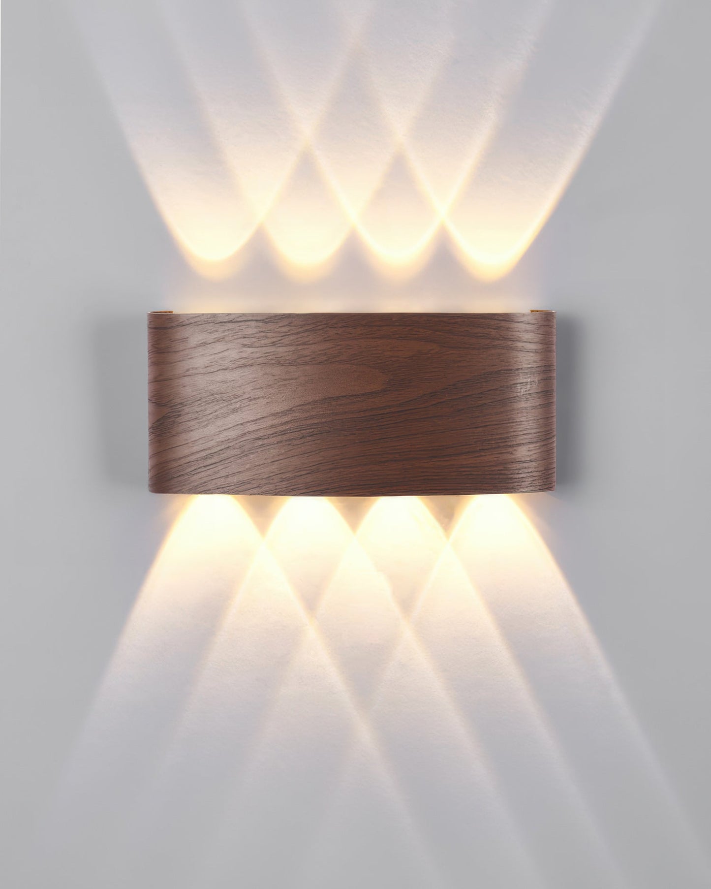 Rustic Wooden LED Outdoor Wall Light Waterproof