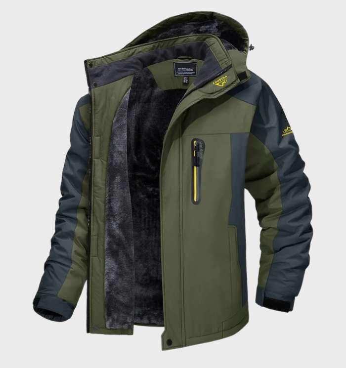 Men’s Corduroy Fur Lined Heavy Winter Jacket