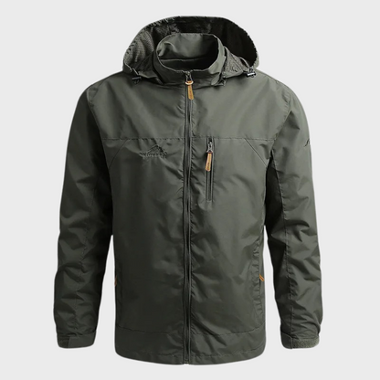 Men’s Functional Outdoor Hooded Zip Up Jacket