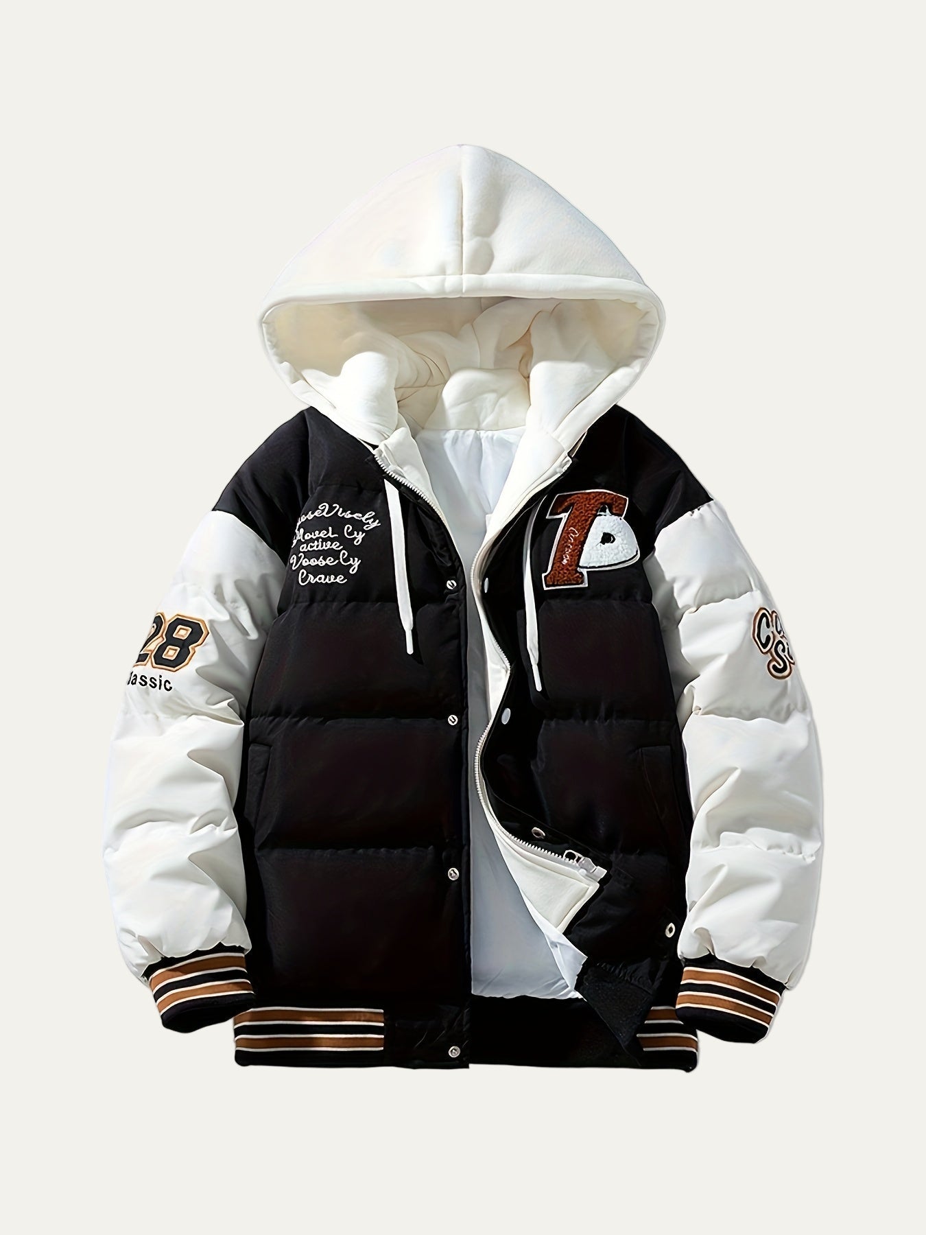 Men’s Insulated Quilted Hooded Jacket