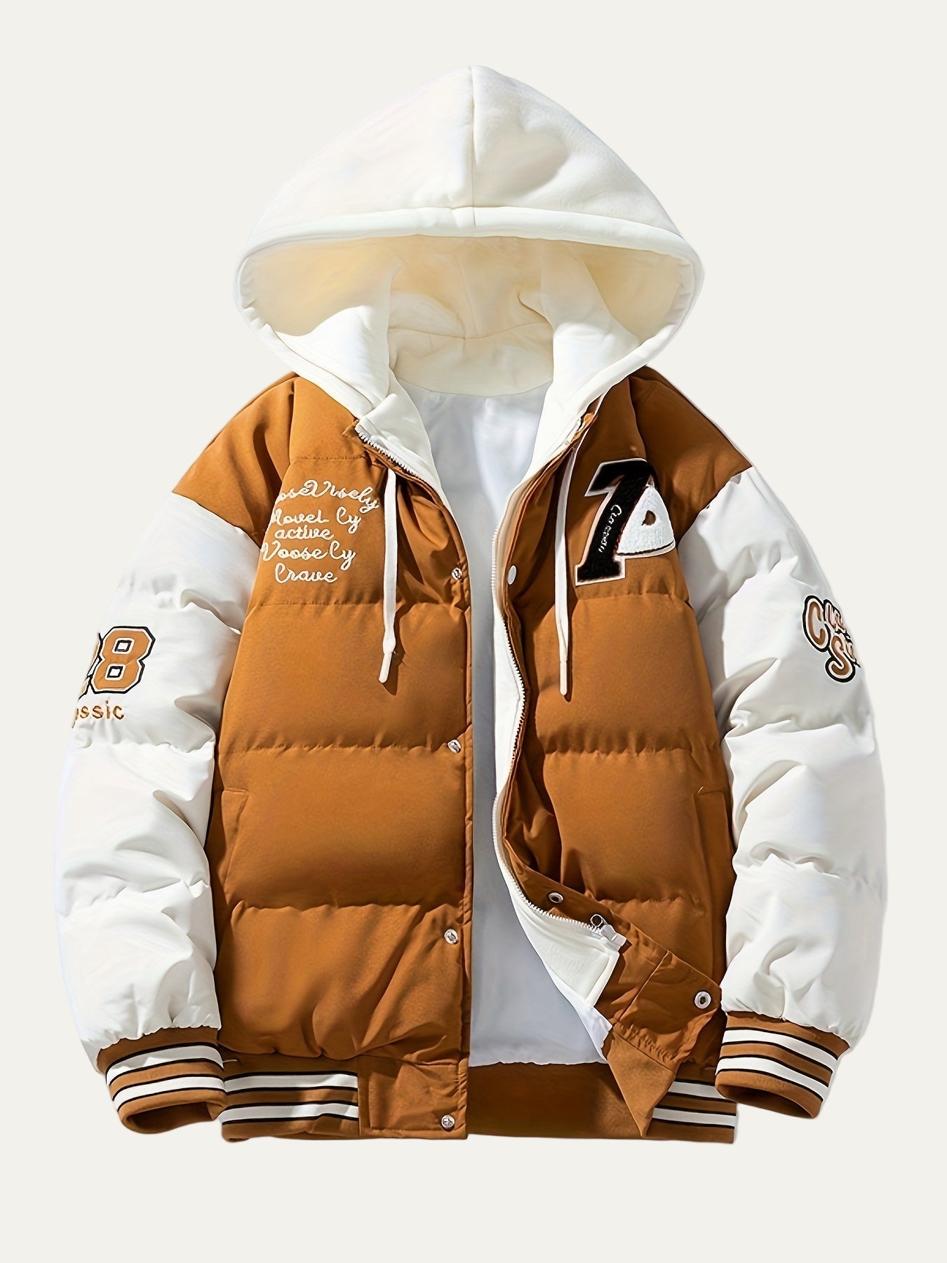 Men’s Insulated Quilted Hooded Jacket