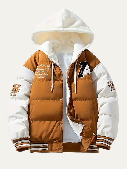 Men’s Insulated Quilted Hooded Jacket