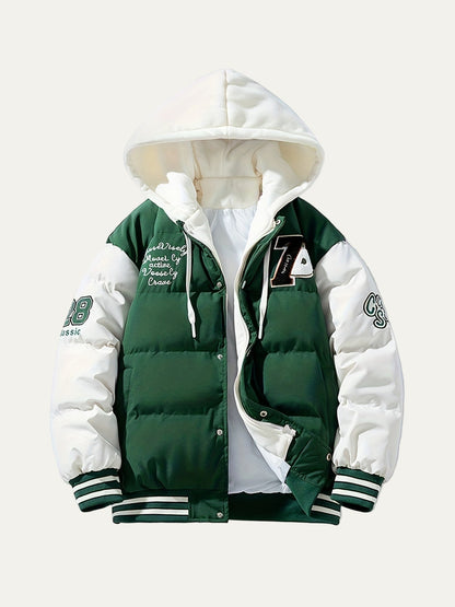 Men’s Insulated Quilted Hooded Jacket