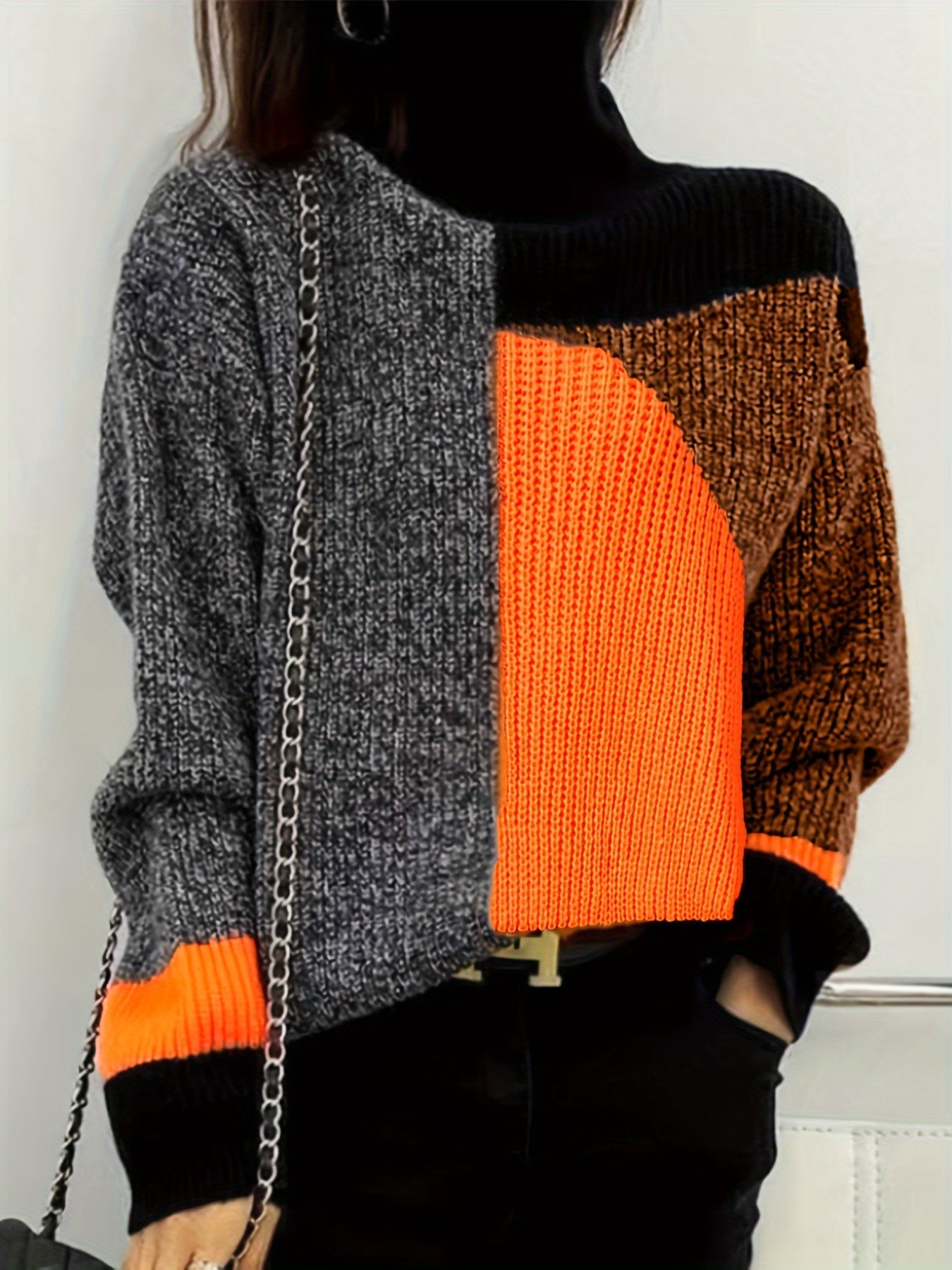Warm Turtleneck Sweater - Lorena