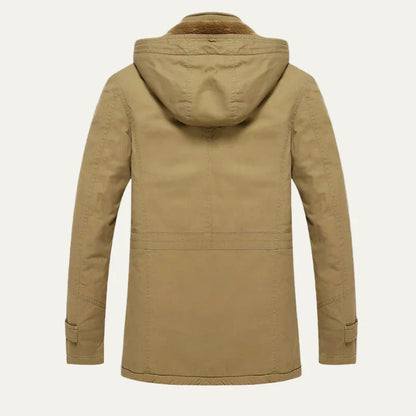 Men’s Plush Lined Heavy Duty Outdoor Parka