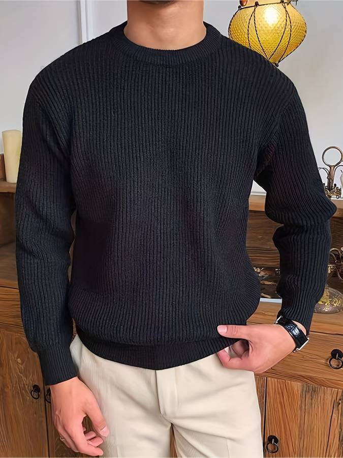 Modern classic men's jumper