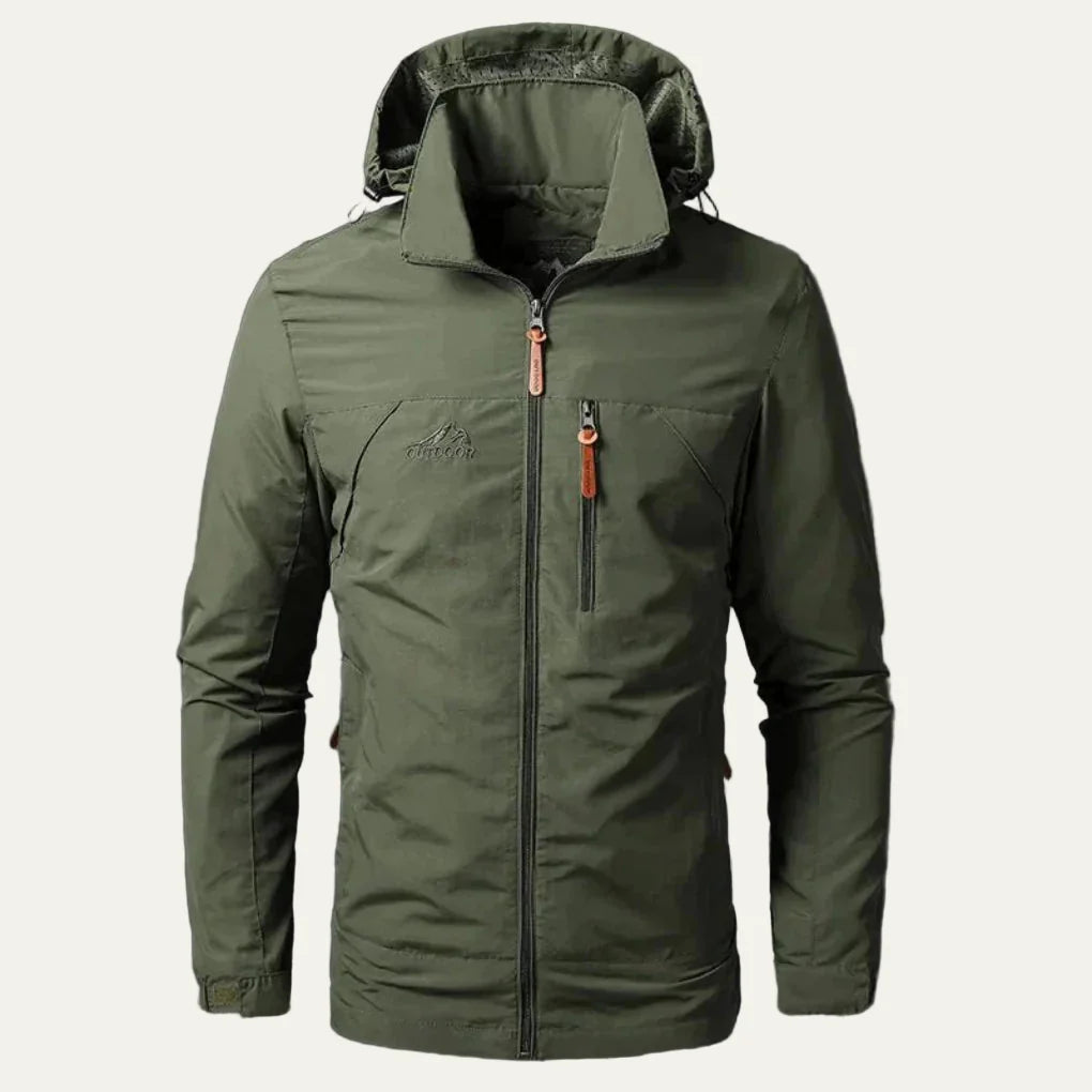 Men’s Waterproof Military Hooded Windbreaker