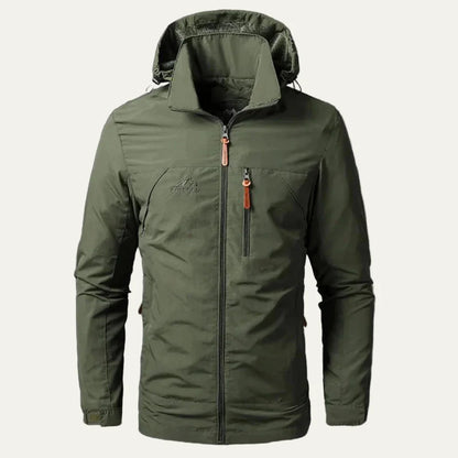Men’s Waterproof Military Hooded Windbreaker