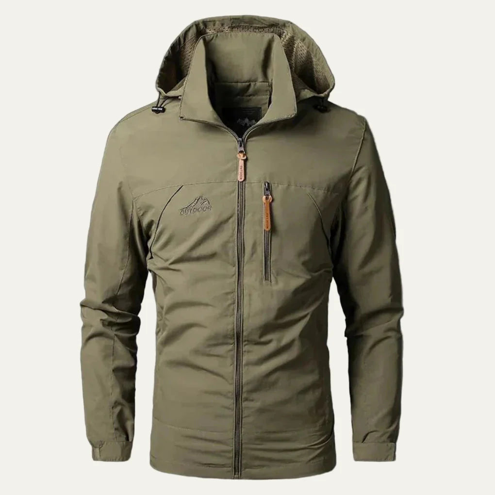 Men’s Waterproof Military Hooded Windbreaker