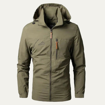 Men’s Waterproof Military Hooded Windbreaker