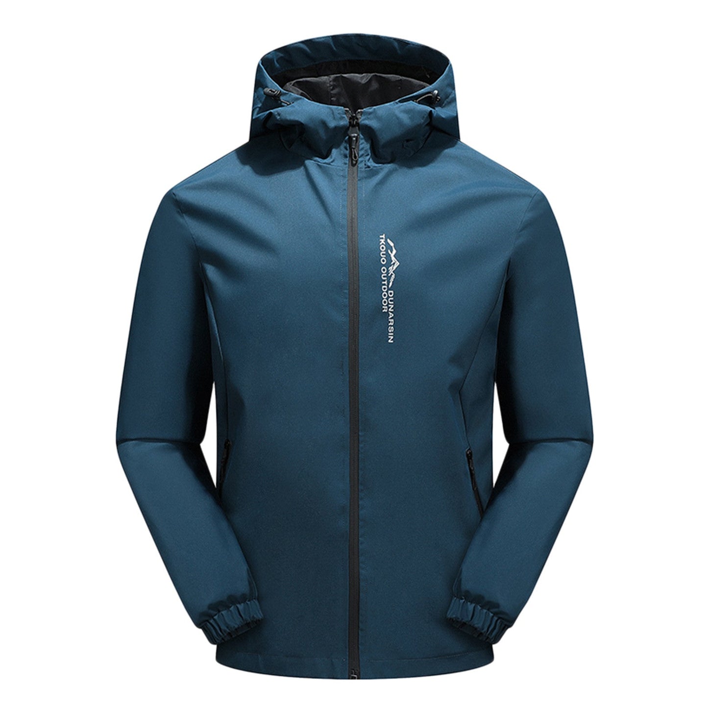 Waterproof and Windproof Outdoor Jacket with Hood - EcoShield