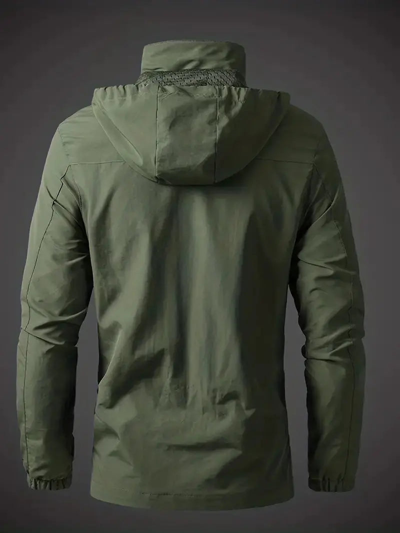 Waterproof Men's Varsity Jacket - StormGuard