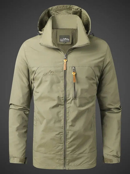 Waterproof Men's Varsity Jacket - StormGuard