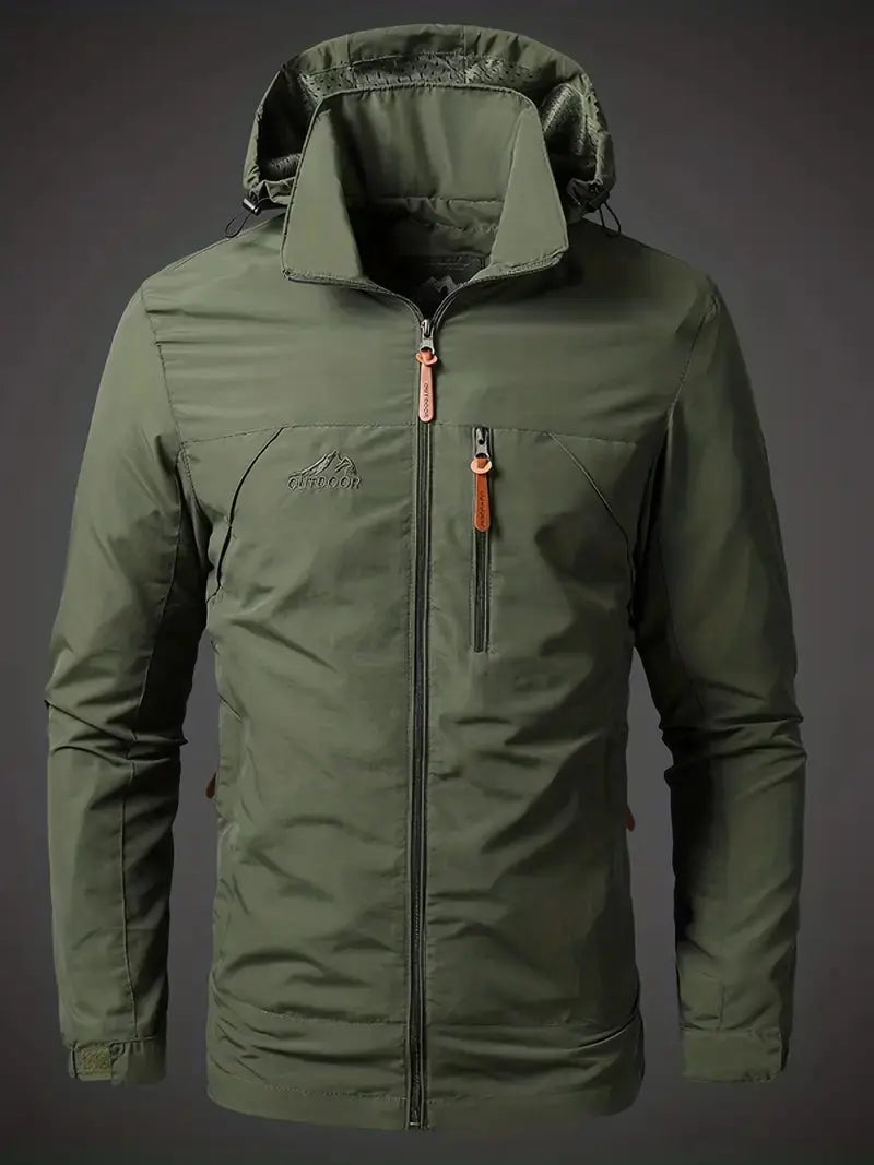 Waterproof Men's Varsity Jacket - StormGuard