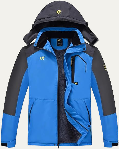 Men’s Faux Fur Collar Quilted Mid Length Jacket
