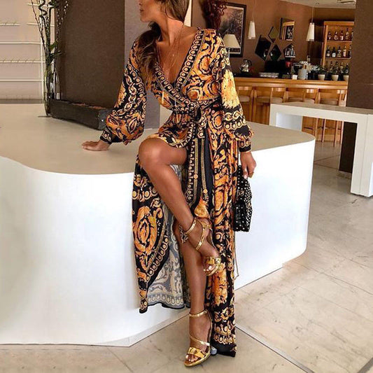 Beautiful Boho Maxi Dress - Chic and Flowy - BritishElegance