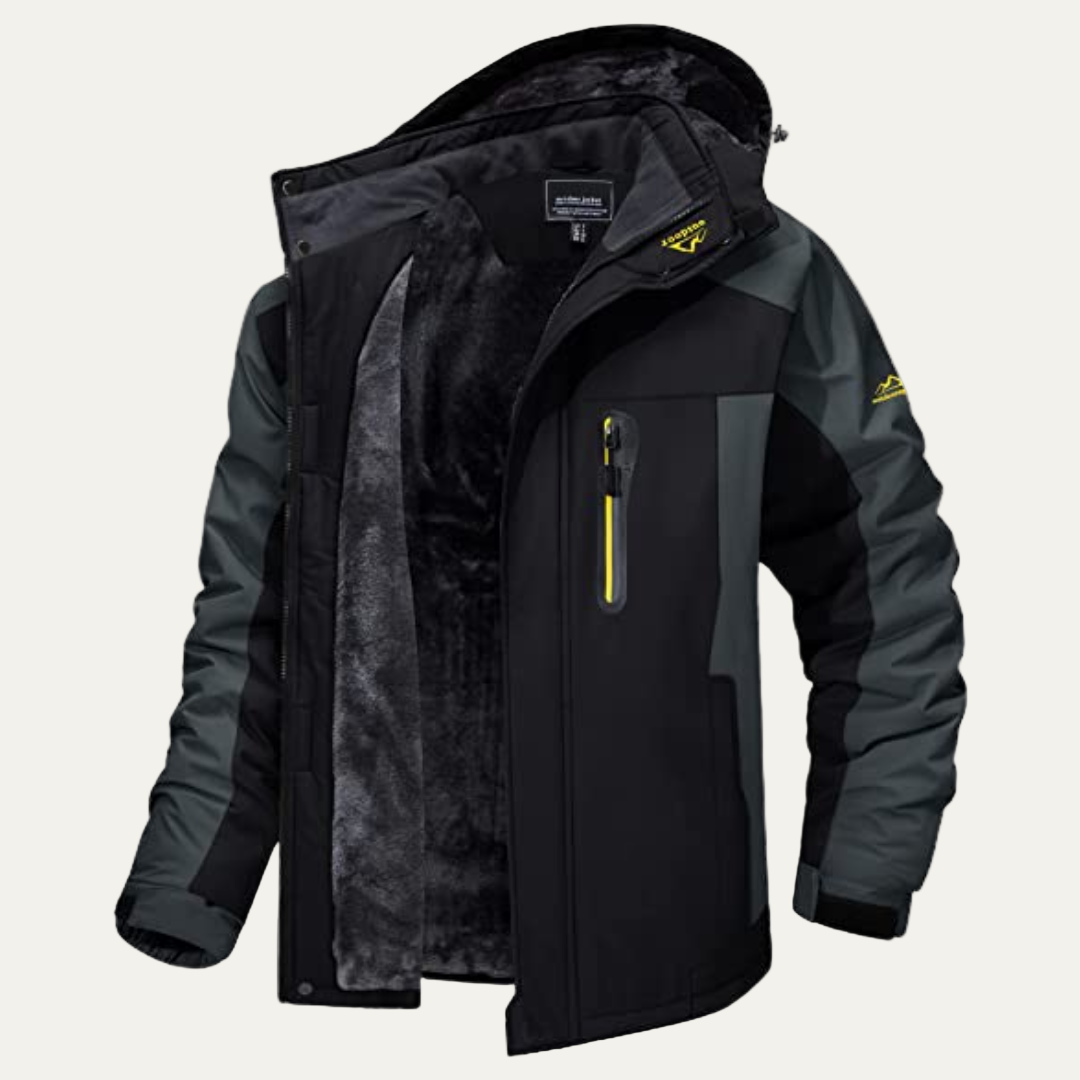 Men’s Heavy Duty Fleece Lined Ski Jacket